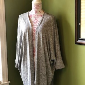 Jersey bat wing cardigan